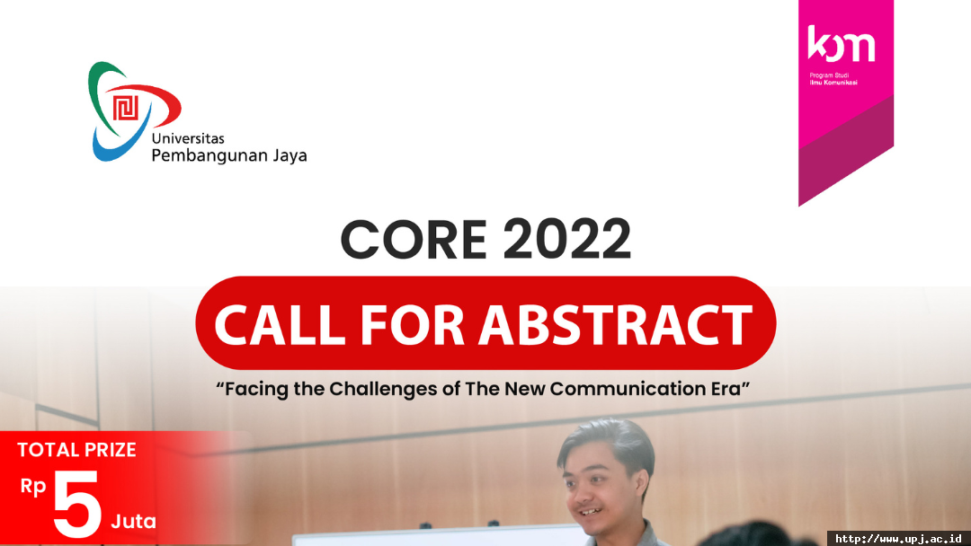 CORE UPJ 2022: Call For Abstract 