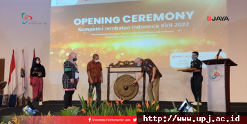 Teknik Sipil UPJ Melaju ke Babak Final  Kompetisi Jembatan Indonesia XVII Tahun 2022